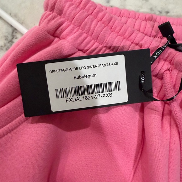 White Fox Boutique Wide Leg SweatPants - Picture 2 of 4